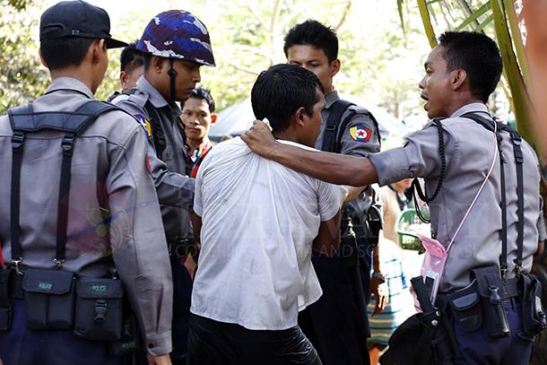 သင်္ကြန်, လုံခြုံရေး, မဏ္ဍပ်