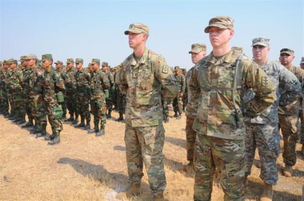 Angkor Sentinel 2016 စစ်ရေးလေ့ကျင်မှုတွင် တွေ့ရသည့်တပ်ဖွဲ့များ(ဓာတ်ပုံ - US Army)
