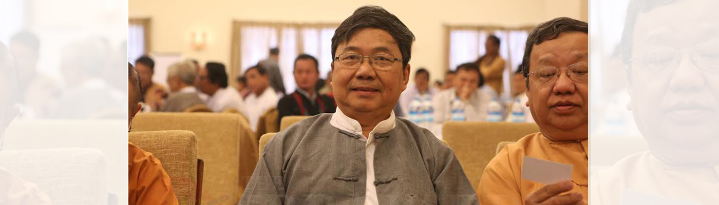 SNLD မှ အထွေထွေ အတွင်းရေးမှူး ဦးစိုင်းညွန့်လွင် (ဓာတ်ပုံ- ဧရာဝတီ)