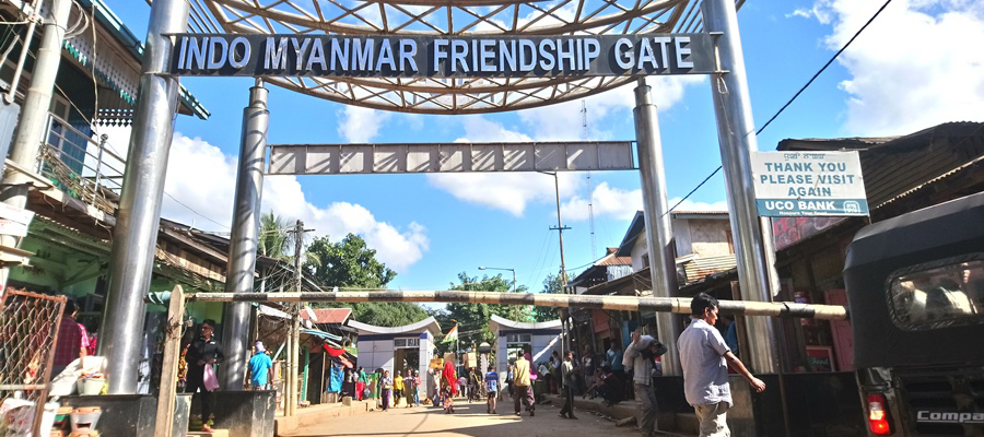 အိန္ဒိယ-မြန်မာ နယ်စပ်ကုန်သွယ်ရေးတွင် အဓိက အသုံးပြုနေသော ဂိတ်တခုဖြစ်သည့် မိုရေးဂိတ်  / မြတ်ပြည့်ဖြိုး / ဧရာဝတီ