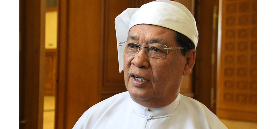 အလုပ်သမား လူဝင်မှု ကြီးကြပ်ရေးနှင့် ပြည်သူ့အင်အား ဝန်ကြီးဌာန ဝန်ကြီး ဦးသိန်းဆွေ / ဧရာဝတီ