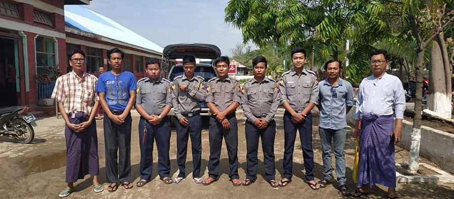 ရဲတပ်ဖွဲ့ဝင်များ ပါဝင်ပတ်သက်ကြောင်း ဖော်ထုတ်ခဲ့တဲ့ ကျောက်ဆည်မြို့မရဲစခန်းမှ ရဲတပ်သား ၅ ဦးနှင့် ဒေသခံများ