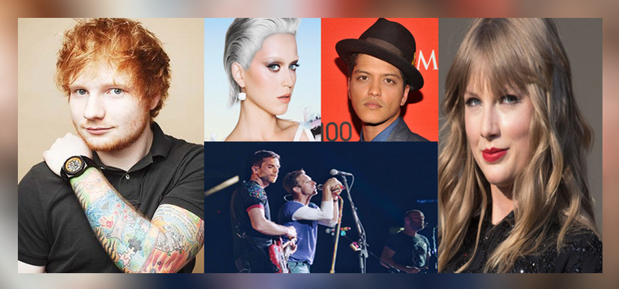 ဝင်ငွေအများဆုံး ရရှိနေတဲ့ ကမ္ဘာကျော် အဆိုတော်များ