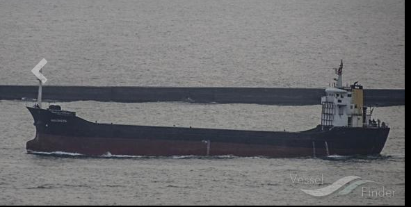 ဖမ်းဆီးထိန်းသိမ်းခံထားရသည့် တရုတ် သင်္ဘော ၁ စင်းဖြစ်သည့် MV.HAI LONG FA (IMO 8773172 ) ကို တွေ့ရစဉ် / Vessel Finder
