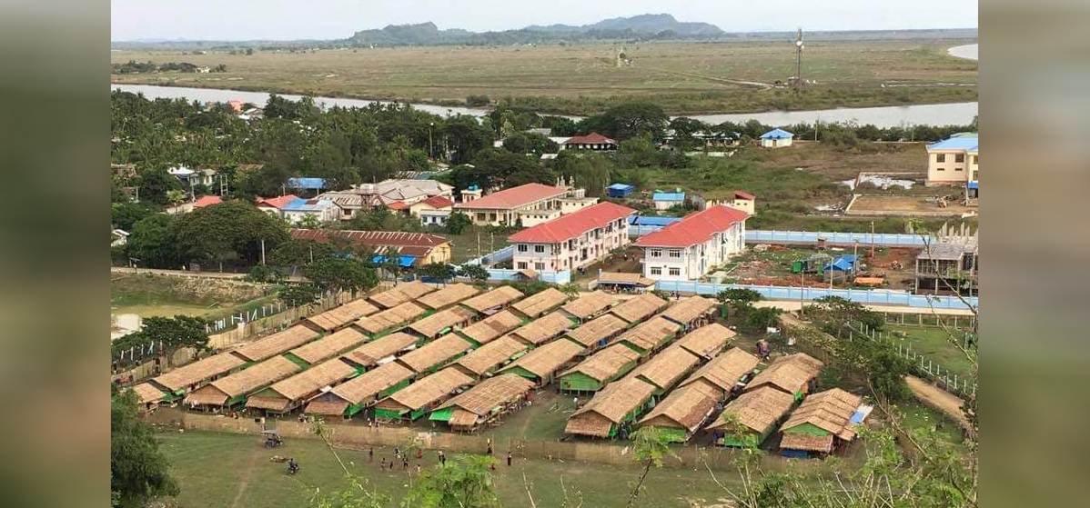 ရသေ့တောင်မြို့နယ်ရှိ စစ်ဘေးရှောင်များ နေထိုင်ရာ စခန်းတခု  / Khin Saw Wai’s Facebook