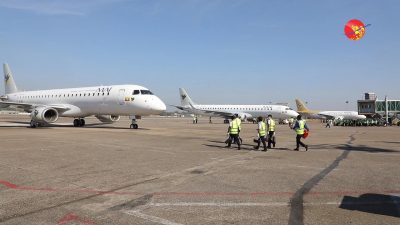 MAIလေကြောင်းလိုင်း က Embraer လေယာဉ်သစ်များဖြင့် ပြည်တွင်းခရီးစဉ်များ ပြေးဆွဲမည် (ရုပ်/သံ)