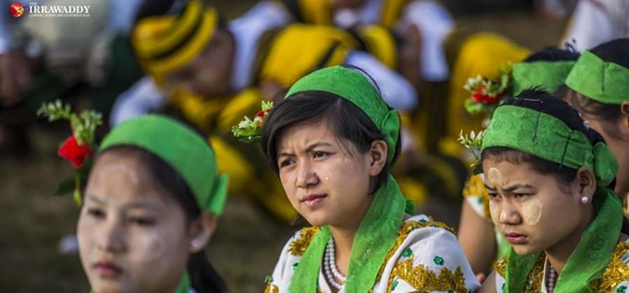 ၂၀၁၈ ခုနှစ် DKBA တပ်နှစ်ပတ်လည်တွင် တွေ့ရသည့် ကရင်ဒုံးယိမ်းမယ်များ / ဧရာဝတီ