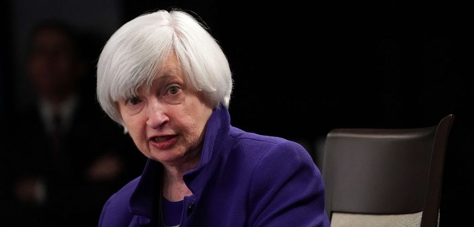 အမေရိကန်ဘဏ္ဍာရေးဝန်ကြီး Janet L. Yellen / Getty Images