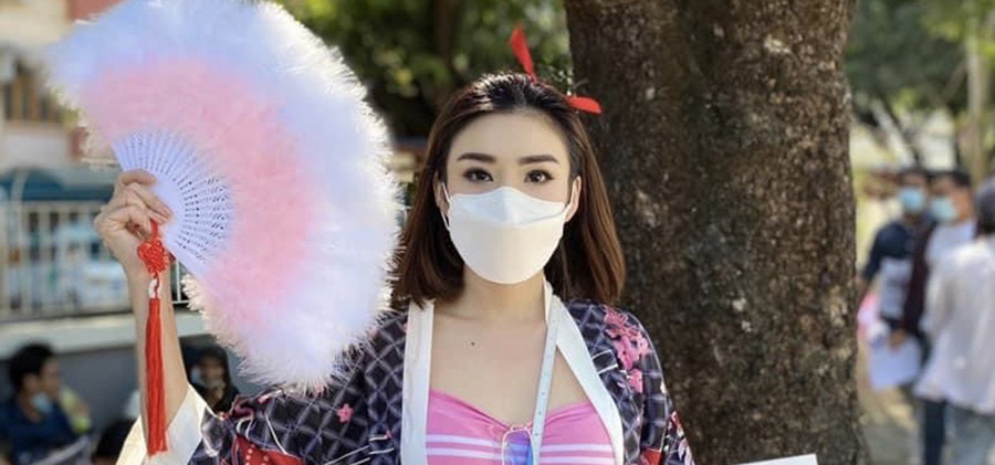 သရုပ်ဆောင် နန်းဆုရတီစိုး / Nan Su Yati Soe's Facebook