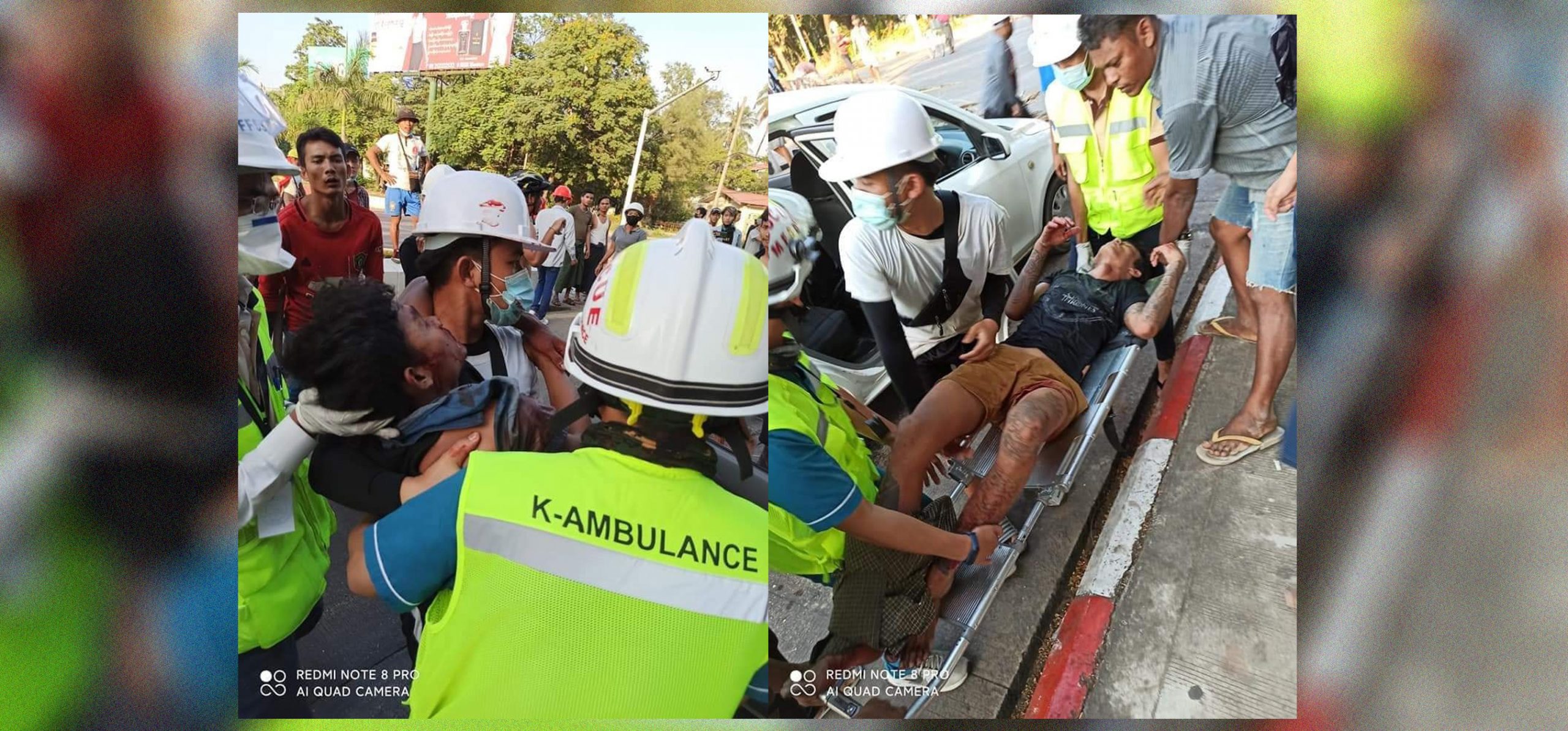 မြောက်ဥက္ကလာတွင် ထိခိုက်ဒဏ်ရာ၊ သေဆုံးသူများ / Facebook