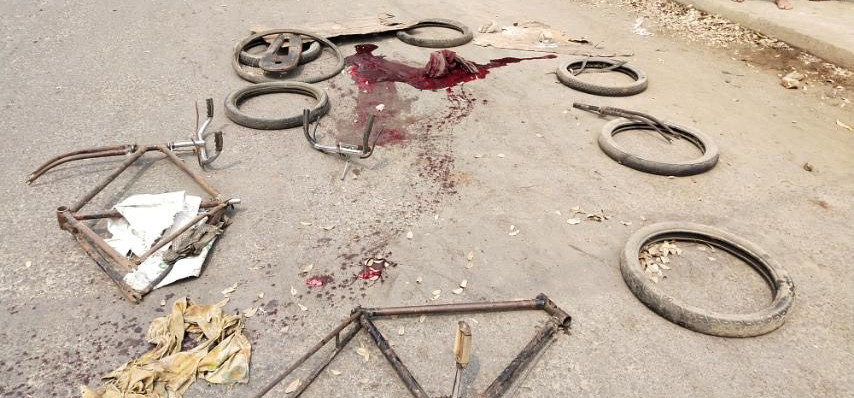 ယနေ့ မြိုင်မြို့နယ် တွင် စစ်တပ်နှင့် ရဲမှ ပစ်ခတ်၍ သေဆုံးသွားခဲ့သည့် နေရာ