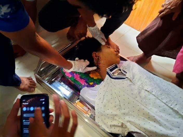 မတ် ၂၇ ရက်နေ့က ထားဝယ်မြို့ အ.ထ.က(၃) ကျောင်းအနီး လုံခြုံရေးတပ်များ ပစ်ခတ်သဖြင့် သေဆုံးသူ မောင်ကျော်မင်းလတ် / CJ