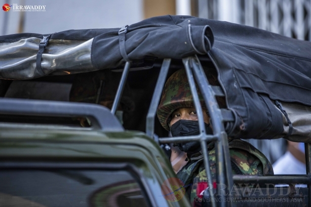 ရန်ကုန်တိုင်းအတွင်းက စစ်အာဏာရှင် ဆန့်ကျင်ရေးလှုပ်ရှားမှုများကို အကြမ်းဖက် ဖြိုခွင်းခဲ့သည့် အာဏာသိမ်းတပ်  / ဧရာဝတီ