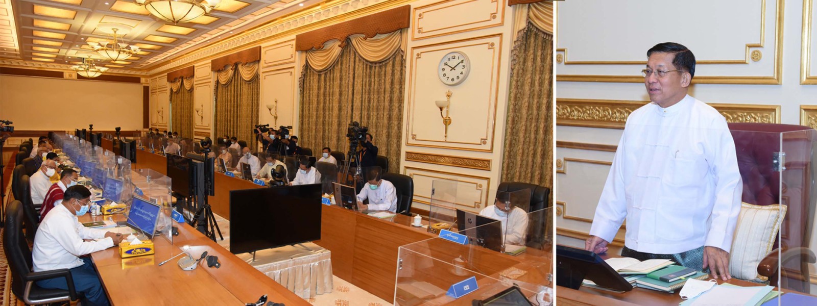 ၂၀၂၂ခု ဇန်နဝါရီ ၂၀ရက်က နေပြည်တော်တွင် ပြုလုပ်သည့် စစ်ကောင်စီအစည်းအဝေး