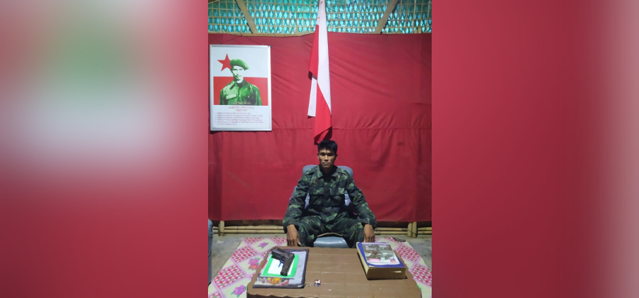 ရခိုင်ပြည်လွတ်မြောက်ရေးပါတီ (ALP/ ALA) စစ်ရုံးချုပ်မှ ဒုဗိုလ်မှူးကြီး  ခိုင်ကျော်စိုး