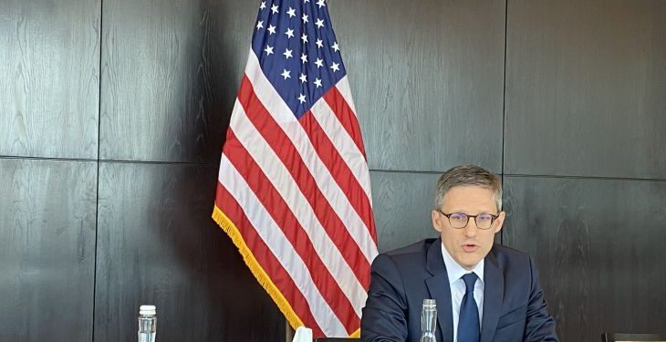 အမေရိကန် နိုင်ငံခြားရေးဌာန အတိုင်ပင်ခံပုဂ္ဂိုလ် ဒဲရက်ချိုလေး/ANTARA