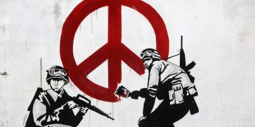 အီတလီနိုင်ငံ Poggiardo မြို့က နံရံပန်းချီတခု