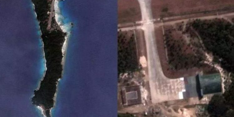 ကိုကိုးကျွန်းပေါ်တွင် တရုတ်ဆောက်လုပ်ရေးလုပ်ငန်း ဂြိုဟ်တုဓာတ်ပုံများကို အိန္ဒိယအစိုးရအရာရှိများက ဖော်ပြနေကြသည် / Nmukherjee6/Twitter