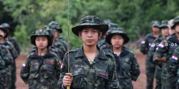 KNDF တနှစ်ပြည့် စစ်ရေးပြပွဲ / KNDF Battalion 5