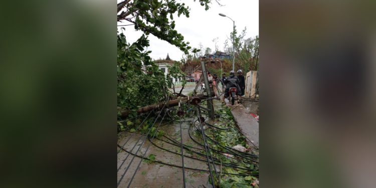 မြောက်ဦးတွင် မိုခါမုန်တိုင်းဖြတ်ပြီးနောက်ပိုင်း ပျက်စီးဆုံးရှုံးမှု ပုံရိပ်တချို့ / Voice of Mrauk U