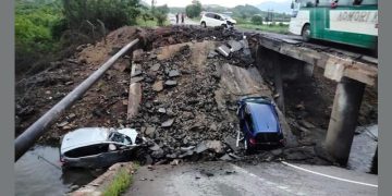 မိုင်းခွဲခံရအပြီး ကျုံအိတ်တံတားမြင်ကွင်း / Michael Michael