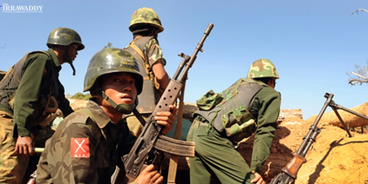 ဝိုင်းမော်နှင့် မိုးမောက်အကြား စစ်ကောင်စီတပ် ပိတ်မိနေ