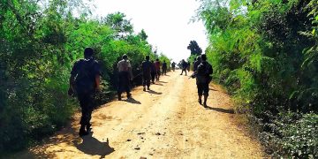 တန့်ဆည်မြို့ပေါ်ရှိ စစ်ကောင်စီတပ်စွဲထားသည့်နေရာများကို PDF တိုက်ခိုက်