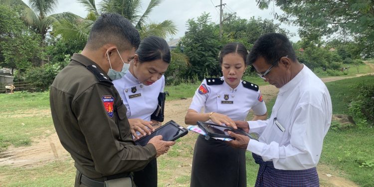 ခုခံမှုအားကောင်းသည့် မုံရွာ၌ စမ်းသပ်သန်းခေါင်စာရင်းကောက်ရန် စစ်ကောင်စီ ပြင်