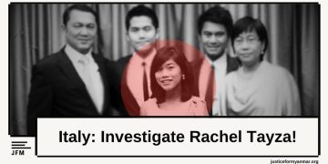 ဦးတေဇသမီးကို အရေးယူရန် အီတလီကို JFM တောင်းဆို