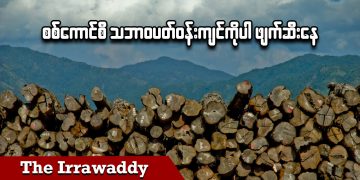 စစ်ကောင်စီ သဘာဝပတ်ဝန်းကျင်ကိုပါ ဖျက်ဆီးနေ ( ရုပ်/သံ )