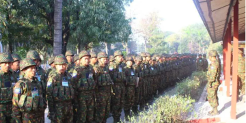 စစ်တပ်နှင့်ပျူစောထီးတို့ မတ္တရာ၌ အင်အားဖြည့် ခံစစ်ပြင်