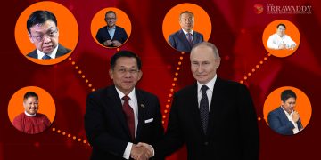 မင်းအောင်လှိုင် ရုရှားခရီးမှာ ခရိုနီတွေ လေယာဉ်အပြည့်လိုက်ပါသွား