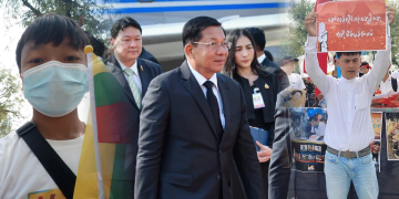 စစ်ကောင်စီလက်မအပ်ဖို့ ကယ်သူမျှော်နေရသည့် မြန်မာလုပ်သားနှစ်ဦး