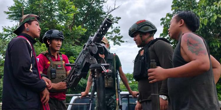 မိုးဗြဲမြို့တွင်း နေရာတချို့ စစ်ကောင်စီတပ် ဝင်ရောက်နေရာယူ