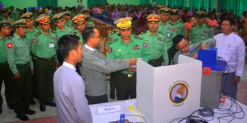 လက်လွှတ်ရသည့် မြို့နယ်အချို့ ရွေးကောက်ပွဲကျင်းပမည်ဟု စစ်ကော်မရှင်ဆို